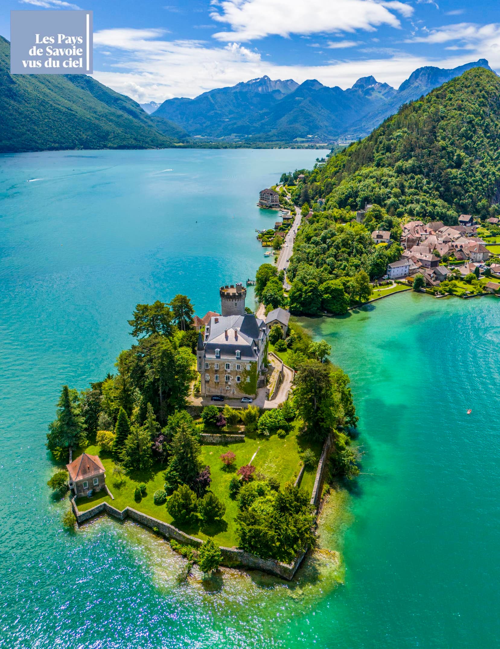 Panoramic aerial view